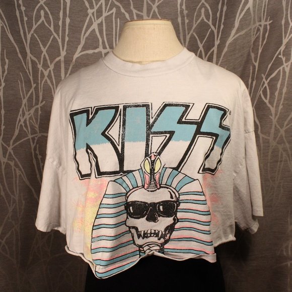 Kiss Crop Top Concert Tee | Medium - Picture 4 of 7
